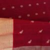 Red-hazar-buti-zari-chanderi-silk-cotton-saree