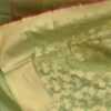 Spring-green-cutwork-katan-silk-Banarasi-dupatta