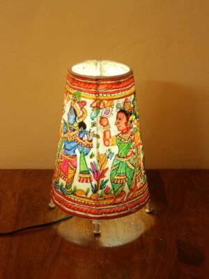 Radha-Krishna-Medium-Tholu-Bommalata-Table-lamp