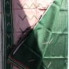 Dark-Green-and-Pink-handwoven-Bhagalpuri-pure-dupion-Silk-Saree