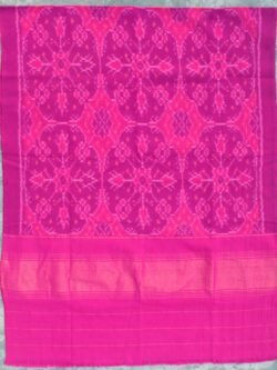 Pink-Patan-Patola-Pure-Wool-Shawl