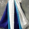 Blue-and-Off-white-Shibori-merino-wool-shawl at Shilphaat.com