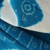 Cyan-Blue-Bandhani-pure-wool-shawl