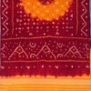 Red-and-Yellow-Bandhej-mirrorwork-Pure-wool-Shawl