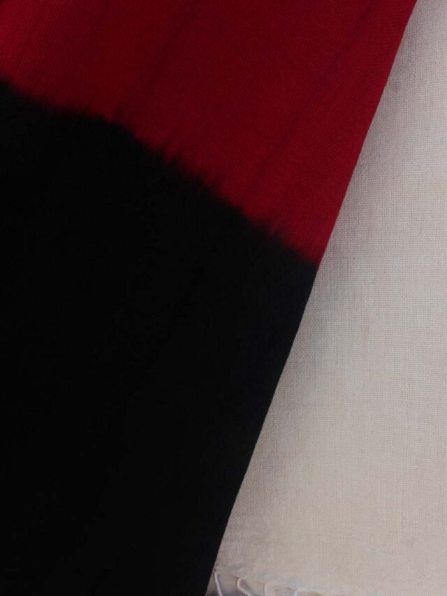 Red,-black-and-white-shaded-tie-dye-merino-wool-shawl