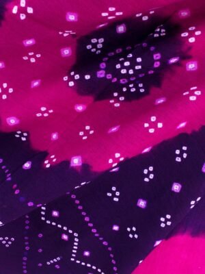 Violet-and-Pink-Bandhani-pure-wool-shawl