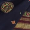 Dark-Blue-Ahir-embroidered-wool-shawl