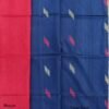 Red-and-Blue-pure-Silk-handloom-Saree