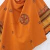 Turmeric-yellow-Suf-embroidered-woolen-Shawl