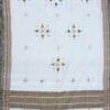 White-and-Brown-Bhujodi-mirrorwork-handwoven-Shawl