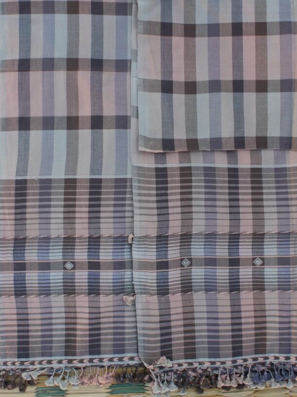 Grey-Black-and-brown-striped-bhuj-kala-cotton-wrap
