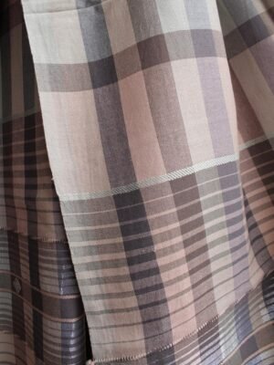 Grey-Black-and-brown-striped-bhujodi-kala-cotton-dupatta-Shilphaat