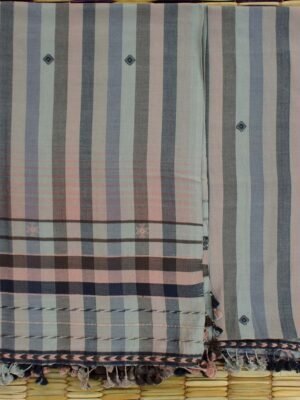 Grey-Black-and-brown-stripes-bhuj-kala-cotton-wrap