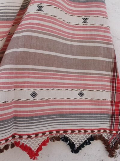Off-white-handloom-bhujodi-kala-cotton-dupatta