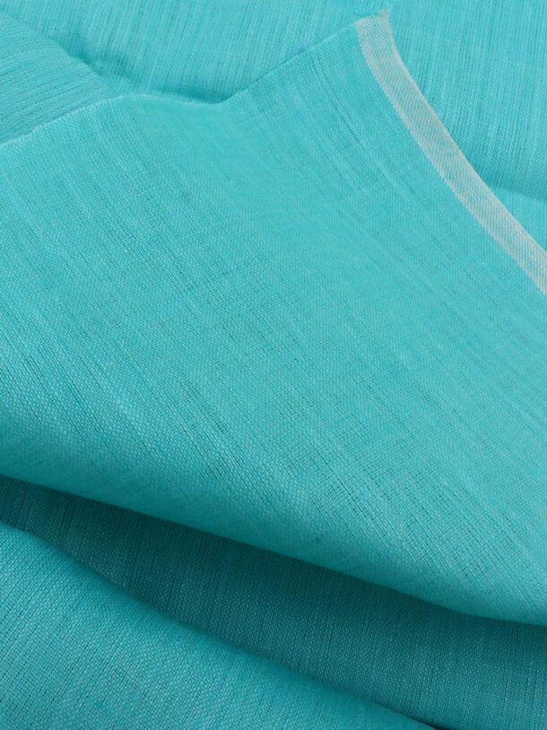Greenish-blue-Linen-Shirt-fabric