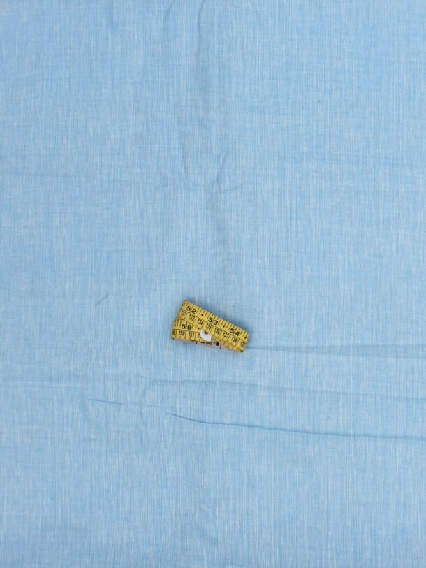 Sky-blue-Linen-kurta-fabric-by-Shilphaat