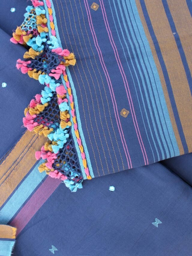 Gray-Blue-mirrorwork-cotton-Bhujodi--ladies-Suit-shilphaat