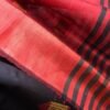 Red-and-Black-pure-tassar-silk-handloom-Saree--shilphaat