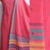 Carrot-Pink-Bhujodi--mirrorwork-pure-cotton-3pc-ladies-Suit-Shilphaat