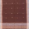 Chocolate-brown-mirrorwork--Bhujodi-cotton-dupatta-scarf