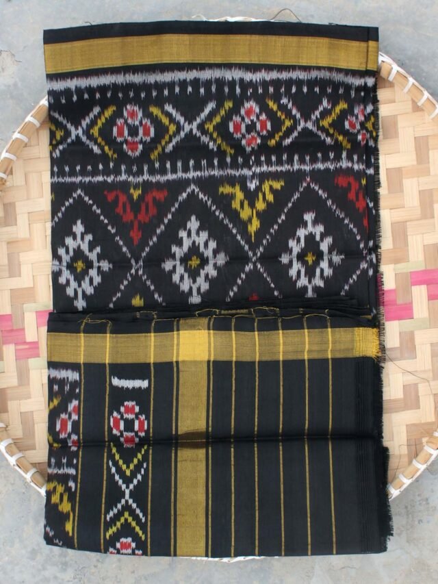 Black--pure-silk-patan-patola-dupatta