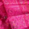 Dark-Pink-pure-silk-single-ikat-patan-patola-dupatta