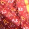 Maroon-pure-silk-single-ikat-patan-patola-dupatta