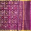 Purple-and-golden-patan-Patola-silk-dupatta-Shilphaat