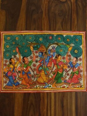 Madhuban-tholu-bommalat-traditional-leather-painting