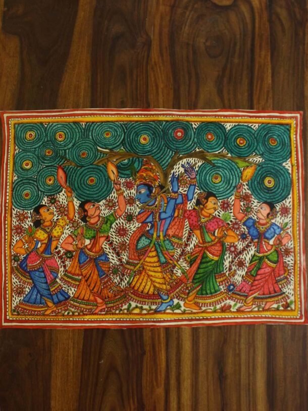 Madhuban-tholu-bommalat-traditional-leather-painting