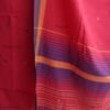 vermillion-red-Bhujodi-mirrorwork-kala-cotton-Dress-material