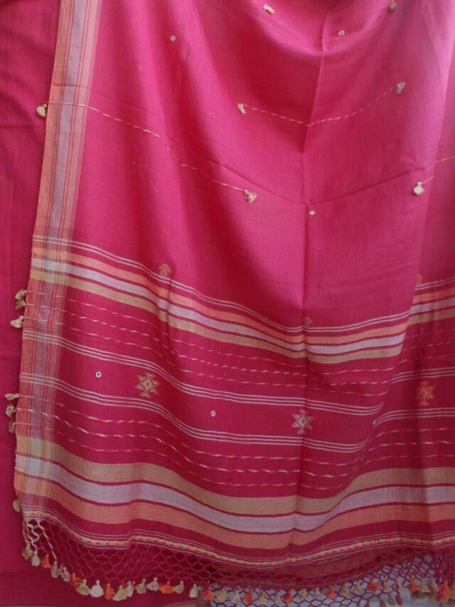 Red-Bhujodi-mirrorwork-cotton-3pc-ladies-Suit
