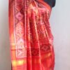 Red-and-Yellow-semi-double-ikat-Patola-silk-dupatta-Shilphaat