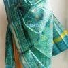 Turquoise-Blue-patola-silk-dupatta at Shilphaat.com