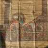 Brown-madhubani-pure-tussar-silk-dupatta