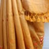 Multicolour-embroidered-Yellow-desi-tasar-silk-saree