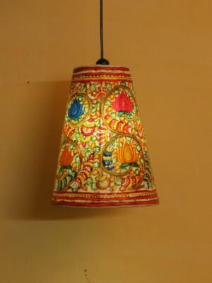 Multicolour-tholu-bommalata-Hanging-lamp