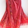 Red-semi-double-ikat-patan-Patola-pure-silk-odhani