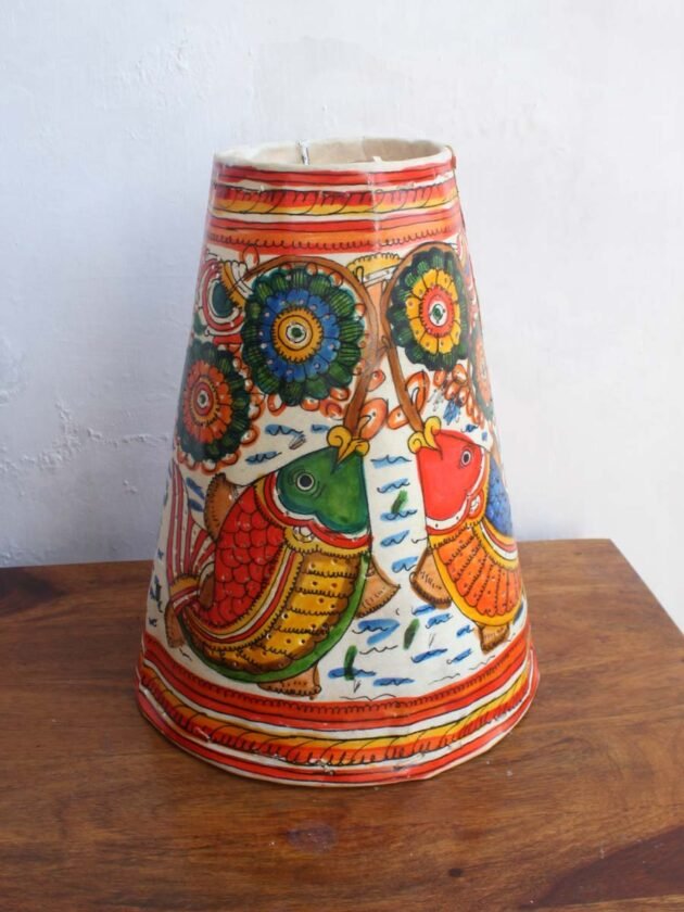 Tholu-Bommalata-fishes-Hanging-leather-Lamp