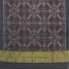 Black-handwoven-patan-patola-woolen-shawl