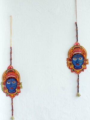 Blue-Goddess-face-tholu-Bommalata-Toran