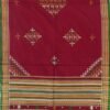 Maroon-red-handwoven-Mirrorwork-Bhujodi-Shawl