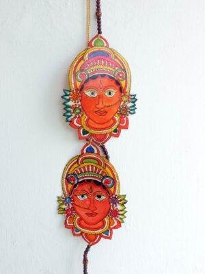 Orange-Goddess-face-tholu-Bommalata-Toran