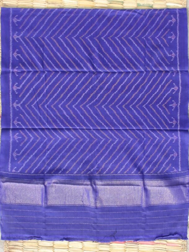 Egyptian-Blue-patan-patola-pure-wool-shawl Shilphaat
