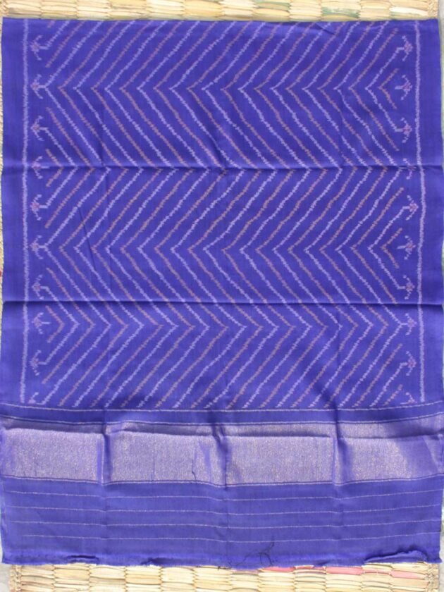 Egyptian-Blue-patan-patola-pure-wool-shawl Shilphaat