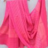 Peach-pink-patan-patola-woolen-shawl Shilphaat