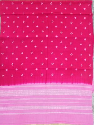 Pink-Tie-dye-Bhujodi-woolen-shawl