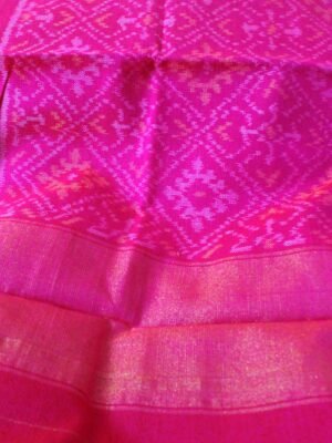 Rani-Pink-handwoven-patan-patola-pure-wool-shawl