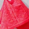 Vermilion-Red-handwoven-patan-patola-pure-wool-shawl-Shilphaat