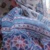 Blue-Paisley-Bagru-printed-kota-cotton-dupatta-Shilphaat